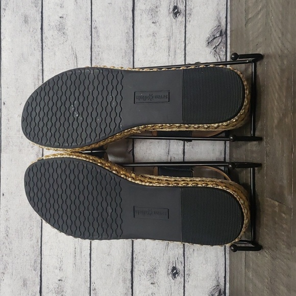 Seven Dials-Berenice Platform Sandals Black Size 5.5M - Picture 9 of 10